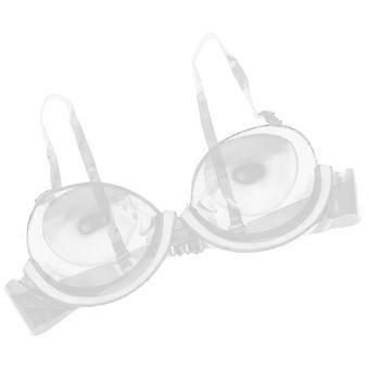 Damen Sexy BH Einweg Clear Strap Durchsichtige Unterwäsche Transparente Dessous Größe 34