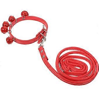 Pet Leash Dog Collar Pulling Rope with Bell for Pets Use 3Pcs