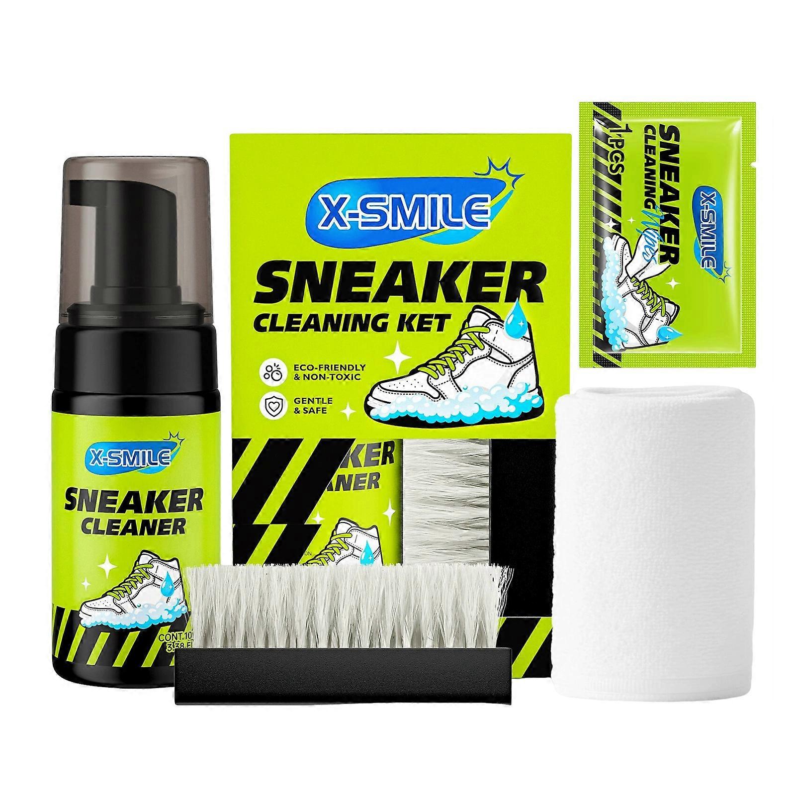 4pcs/Set Basic-Shoe Cleaning Care Kit Deep-Cleaning Foam-Action for Daily Use