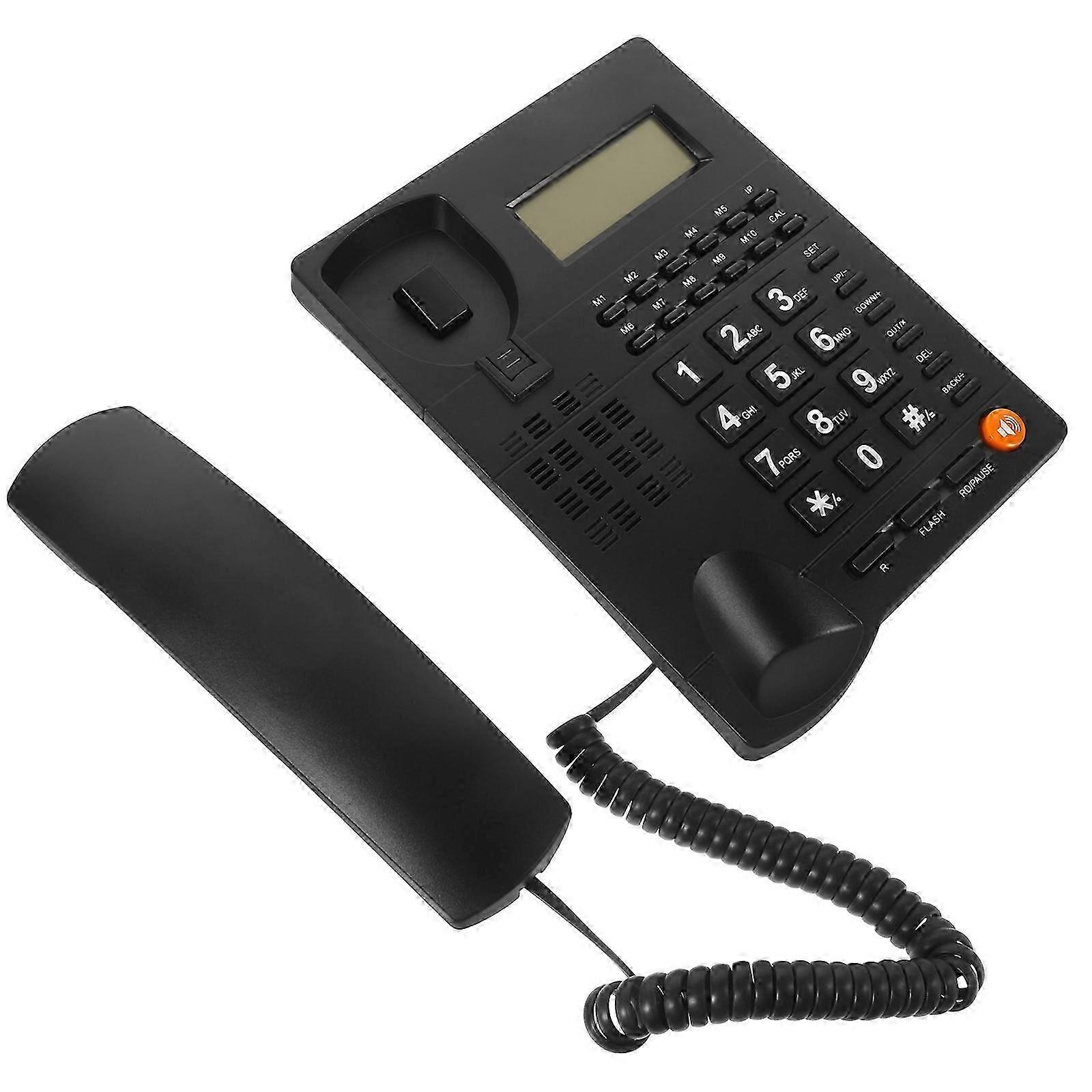 Téléphone de table, téléphone fixe pour seniors à grosses touches yidd2