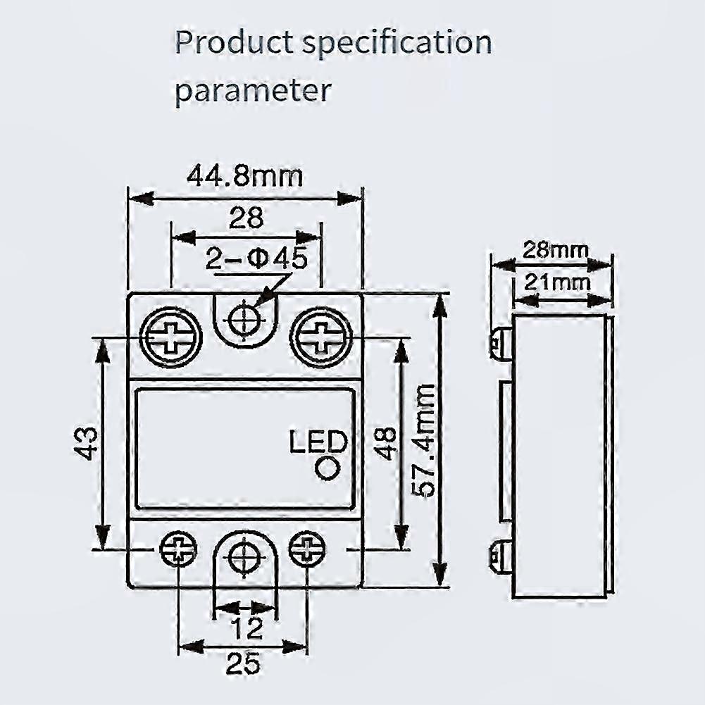 AC Control Single Phase Solid State Relay 80AA | AA SSR