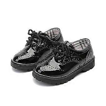 Enfants Uniformes Scolaires Chaussures Brevet Cuir Chaussures Élève Performance Chaussures