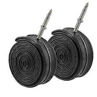 2 Pack 700X35-43C Road Bike Replacement Inner Tubes Presta Valve compatible with Road Bikes,80mm DS