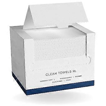 Reinigungstuch XL – USDA BioBased Einweg-Gesichts-Make-up-Entfernertücher, superweich, 50 Stück pro Packung_i*