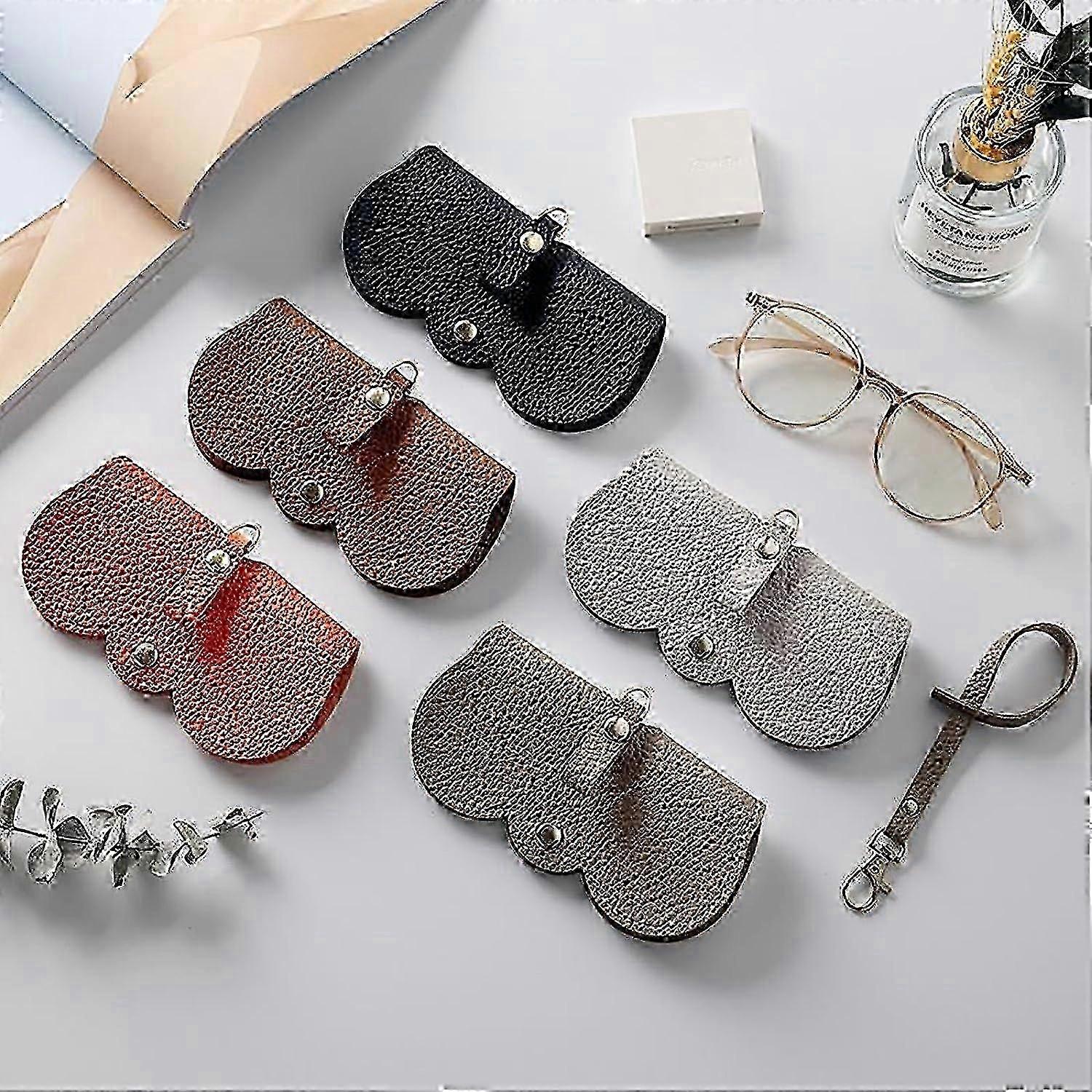 Soft PU Leather Sunglasses Pouch