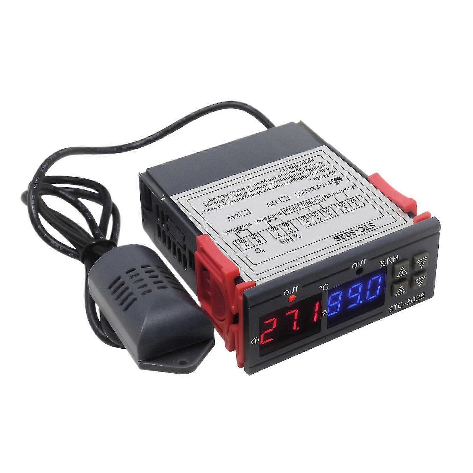 Dual Digital Temp Humidity Controller