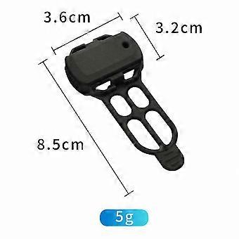 Protective Bike Gel Skin Case Compatible with Garmin Cadence Sensor, Bryton, and Magene Computer Sensor, Black, 6Pc