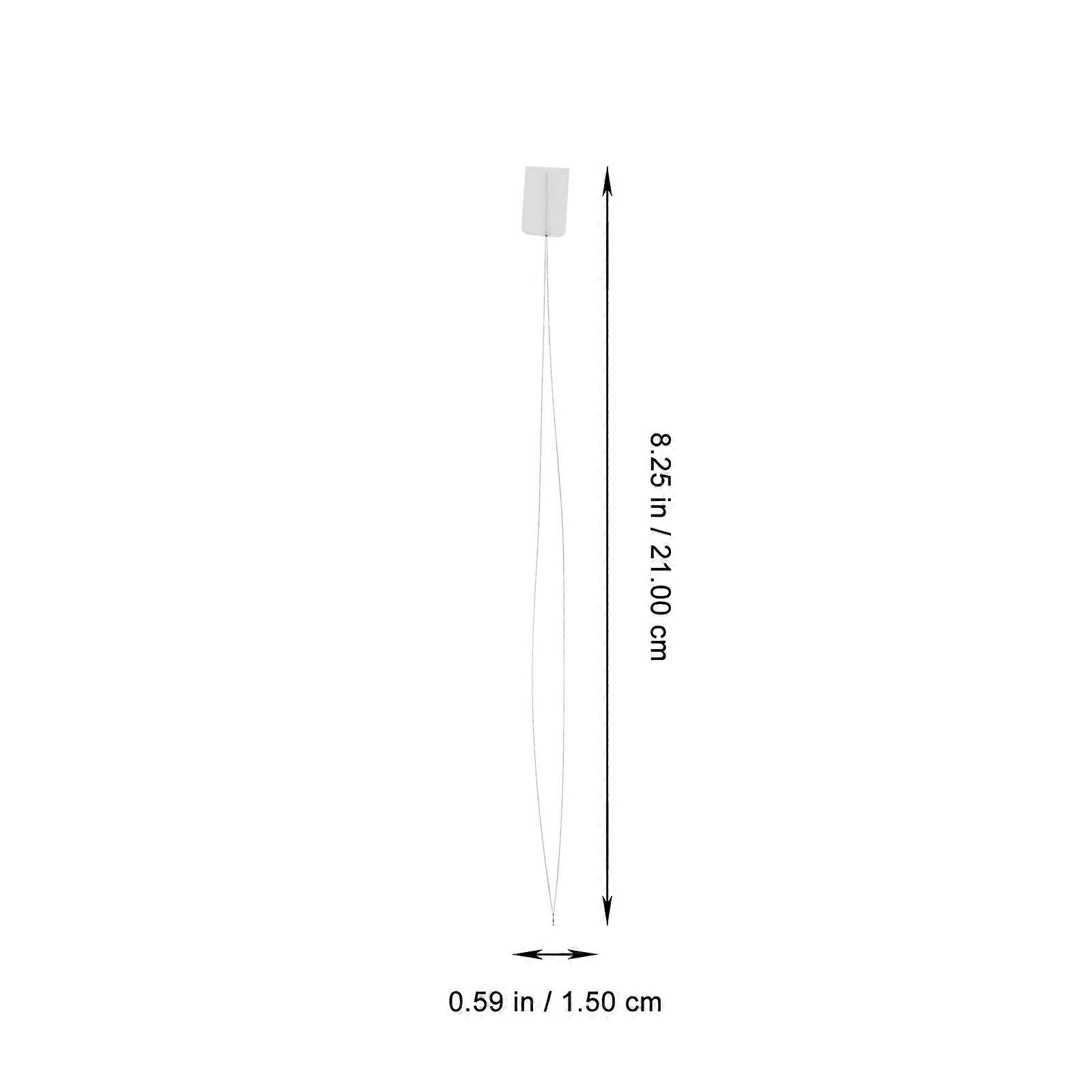 10Pcs Opening Beading Needles for Stitching Use White Iron Wire Material