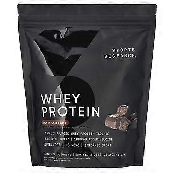 Sports Research, vassleprotein, holländsk choklad, 1,03 kg
