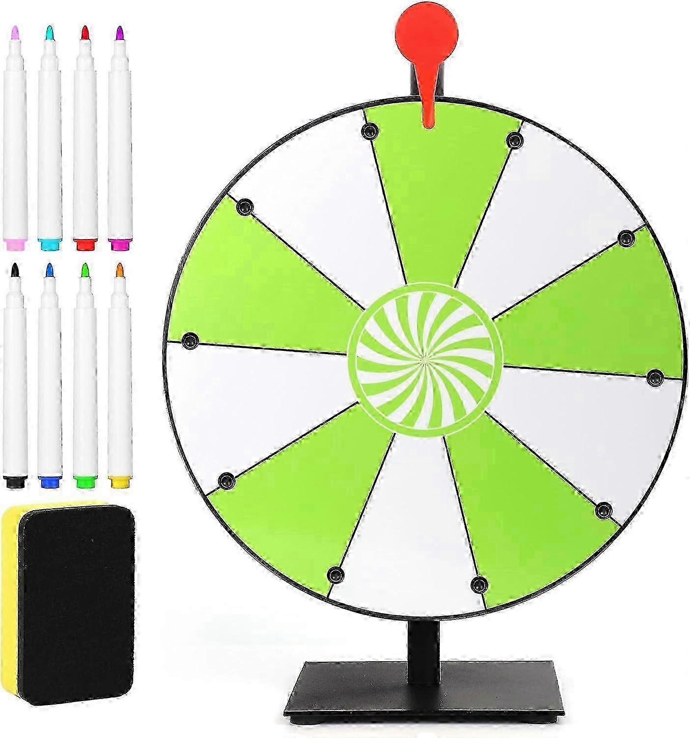 12 Inch Tabletop Prize Wheel Iron Base