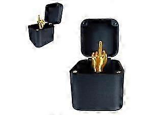 Compact Black Magnetic Prank Gift Box