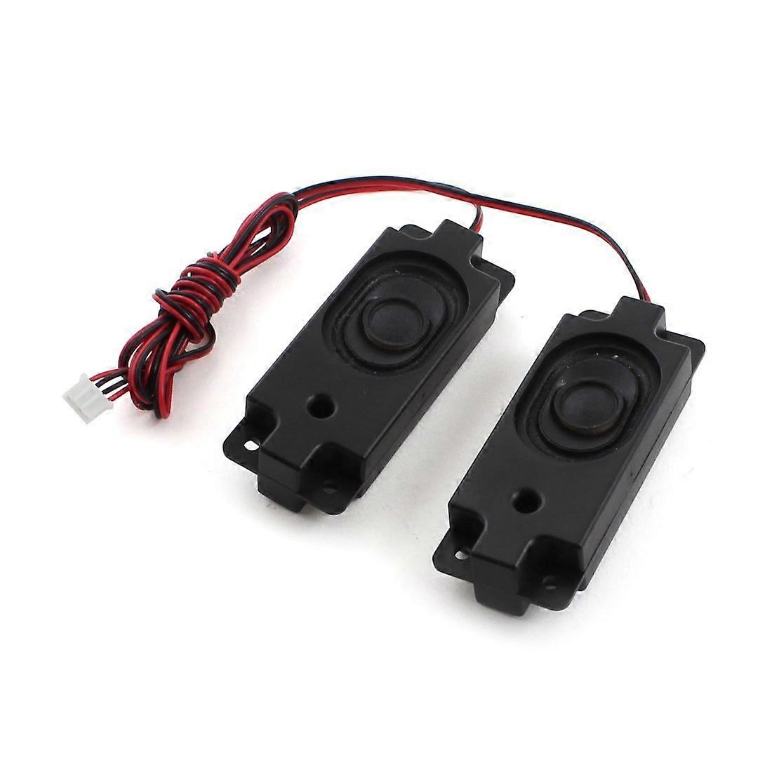 8 Ohm 1.5W Mini Speaker 2Pcs, Internal Magnet Rectangular Design, Clear Audio and Easy Installation