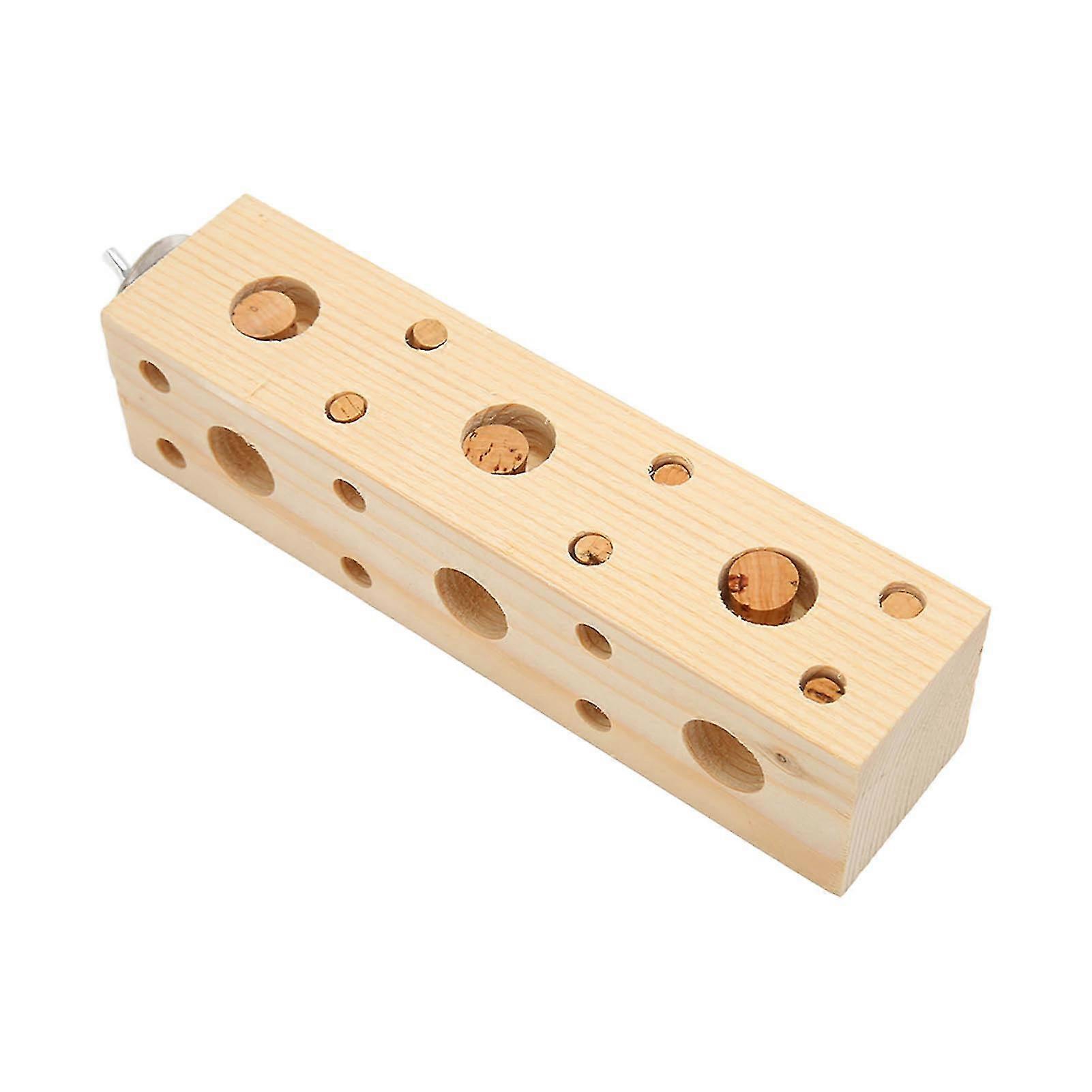 Pine Wood Chewing Block For Parrots