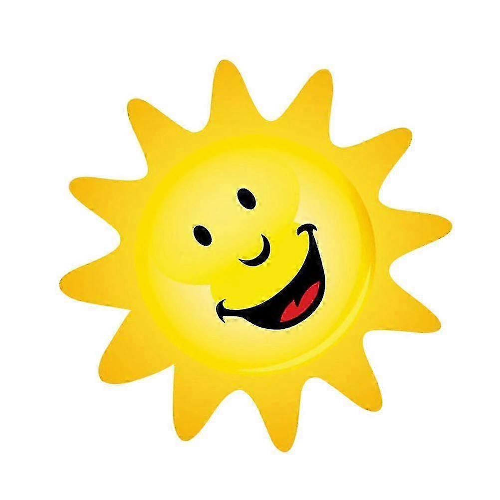 Fun Yellow Cartoon Wall Decal PVC