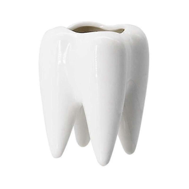 Tooth Design Ceramic Succulent Pot