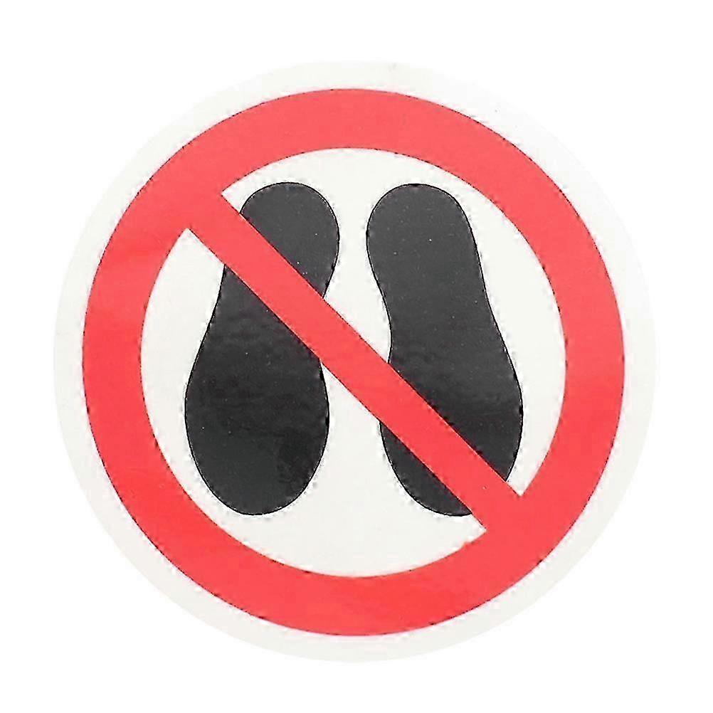 Visible No Step Round Decal