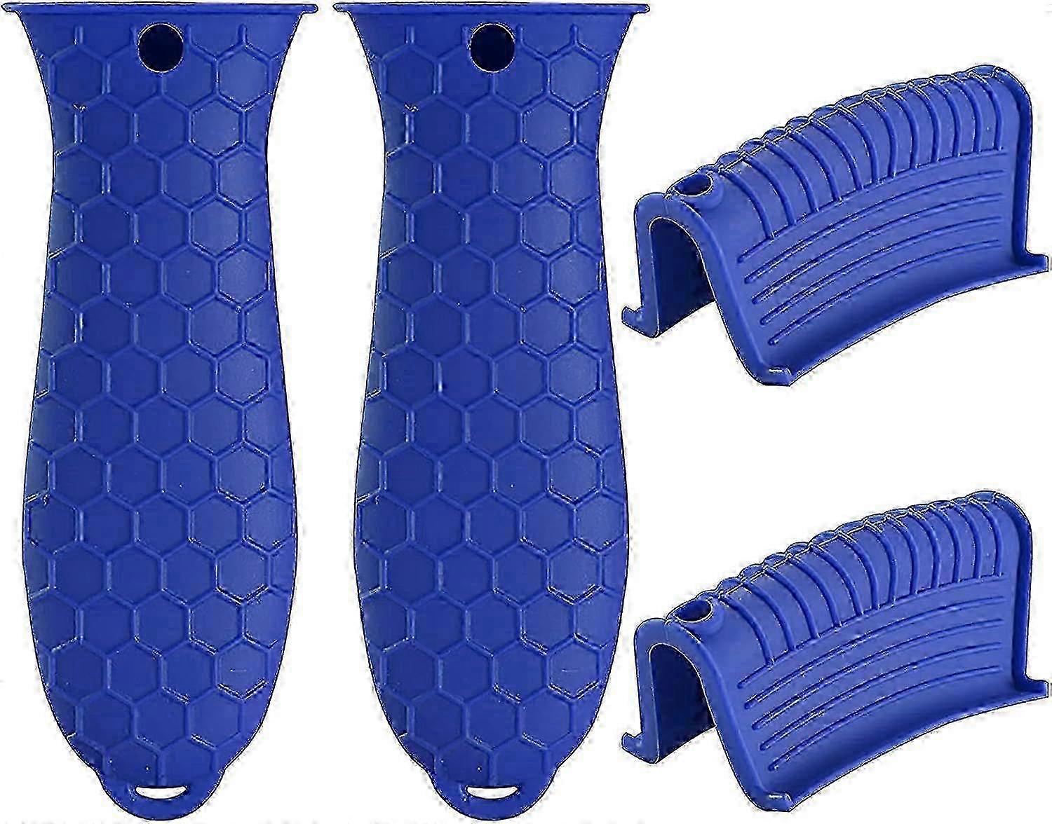 4-Pc Heatproof Cast Iron Handle Grips