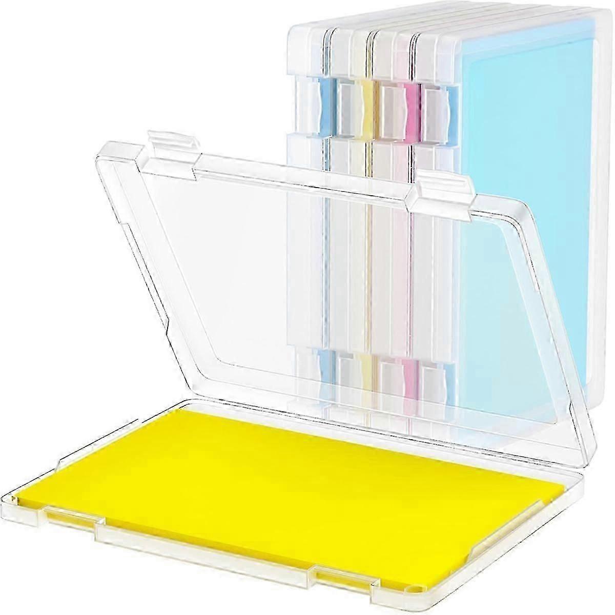 4 Pack A4 File Box Paper Storage Rack Document Protector COS