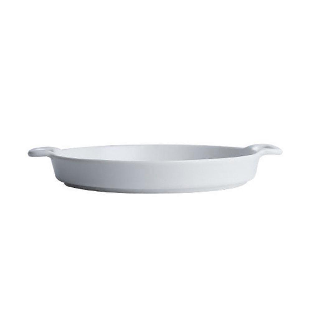 Ceramic Plate with Handle for Restaurant Food Serving