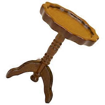 Miniature Wooden Table for Decor 3Pcs Brown Tiny Table Decoration Set