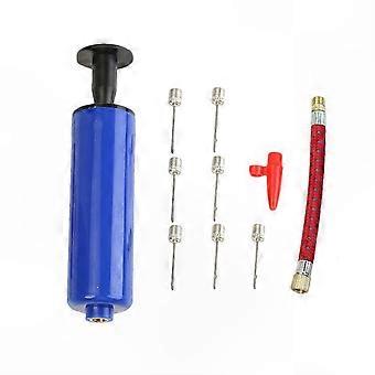 For Basketball & Football, Portable Ball Hand Pump Kit with 7 Needles and Nozzle