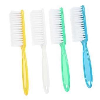 4pcs Soft Bristle Nail Cleaning Brush Set with Long Handle for Salon and Home Use UCZ