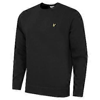 Lyle & Scott herre-golfsweater i bomuld, komfortabel model med rund hals, velegnet til hverdagsbrug.