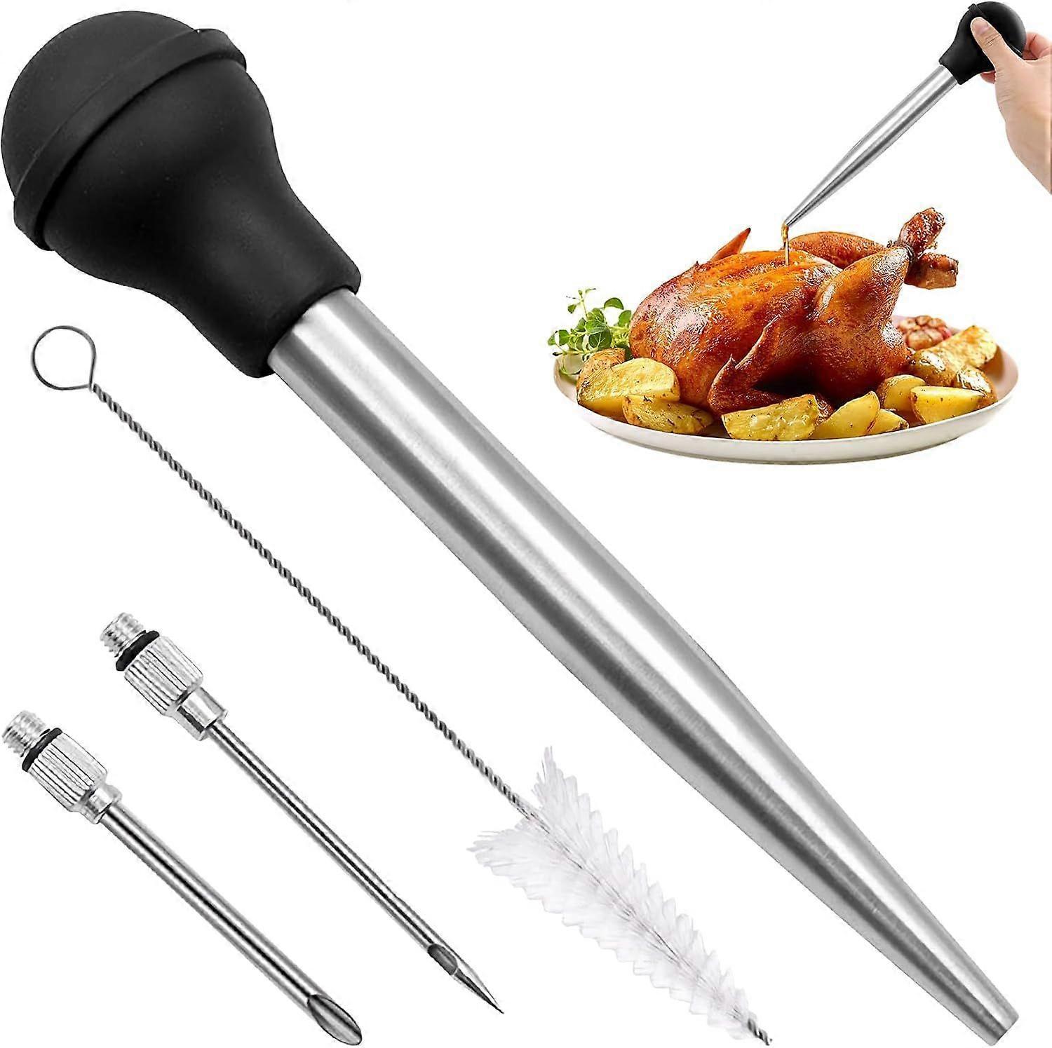 Professional-Grade Baster With Stainless Needles
