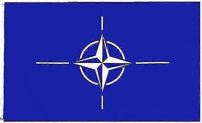 Nato Flags (90cm X 150cm) With Eyelets Sewn With Double Needle
