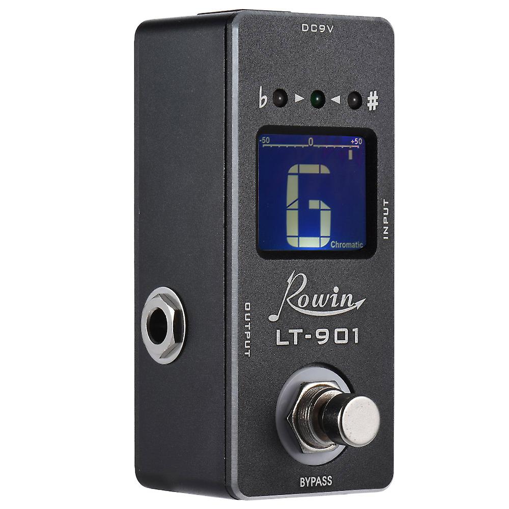 Mini Chromatic Guitar Tuner Pedal Effect True Bypass Lcd Display