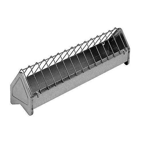 Miller Little Giant Galvanized Trough Poultry Feeder with Grate, 1 Each