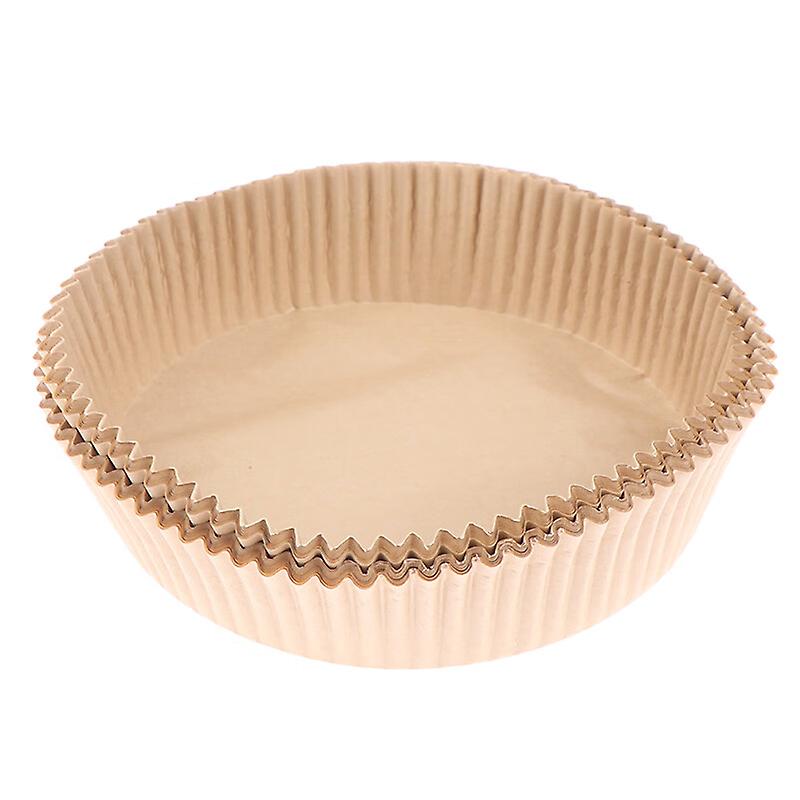 50pcs/pack Air Fryer Disposable Paper Liner Mat Non-stick For Baking Roasting Oil-proof