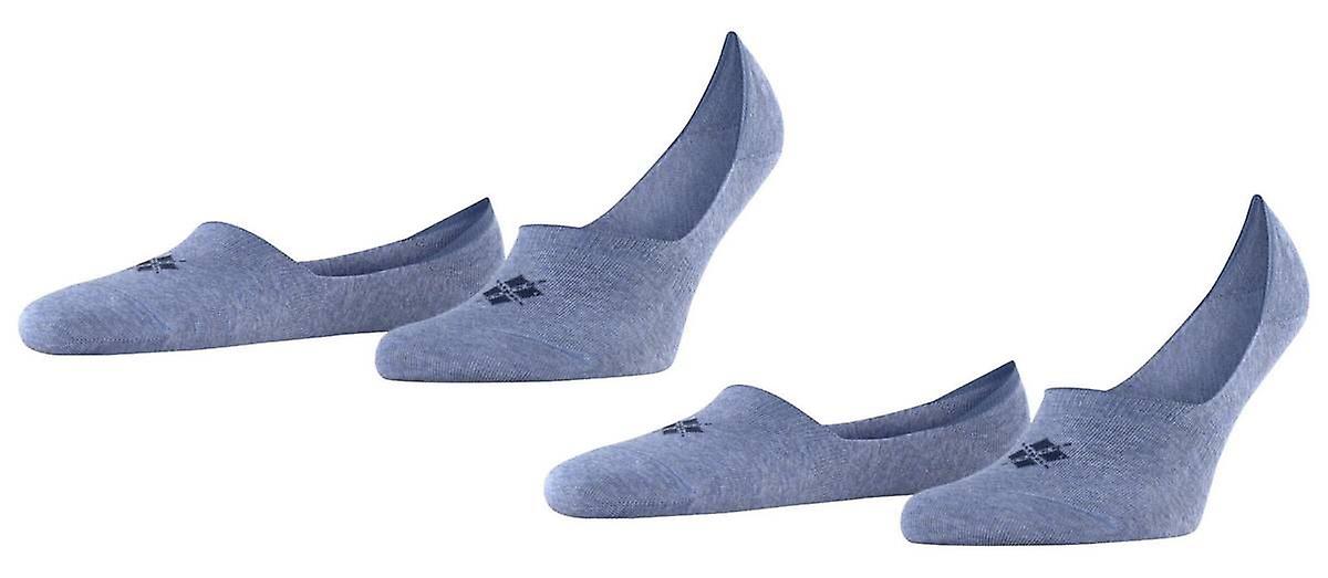 Burlington Everyday 2-Pack No Show Socks - Denim Blue