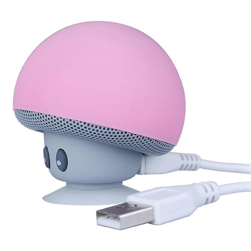 Cute Mini Mushroom Wireless Bluetooth Speaker Portable Stereo Subwoofer Music Player Mobile Phone