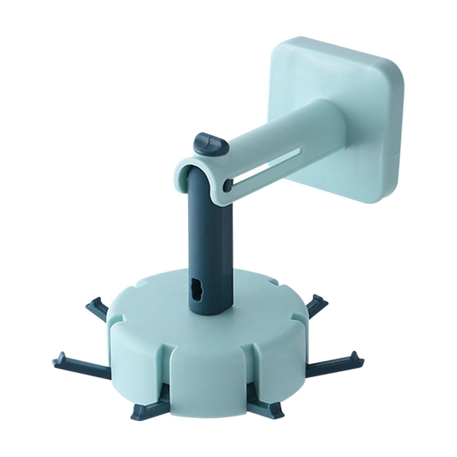 Wall Mounted Rotating Utensils Hooks Cooking Tools for Knives Bathroom grey