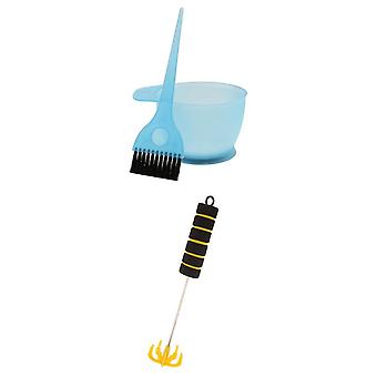 salon haar kleur verf kom borstel roerder set kapper tint bleekmiddel tool