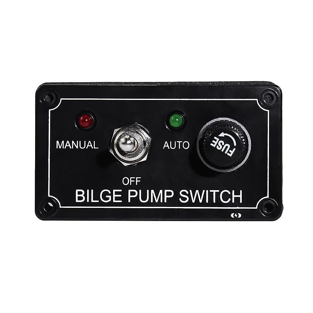 Bilge Pump Switch 3-Way Toggle Switch ON-OFF-ON Manual / Off / Auto 12V