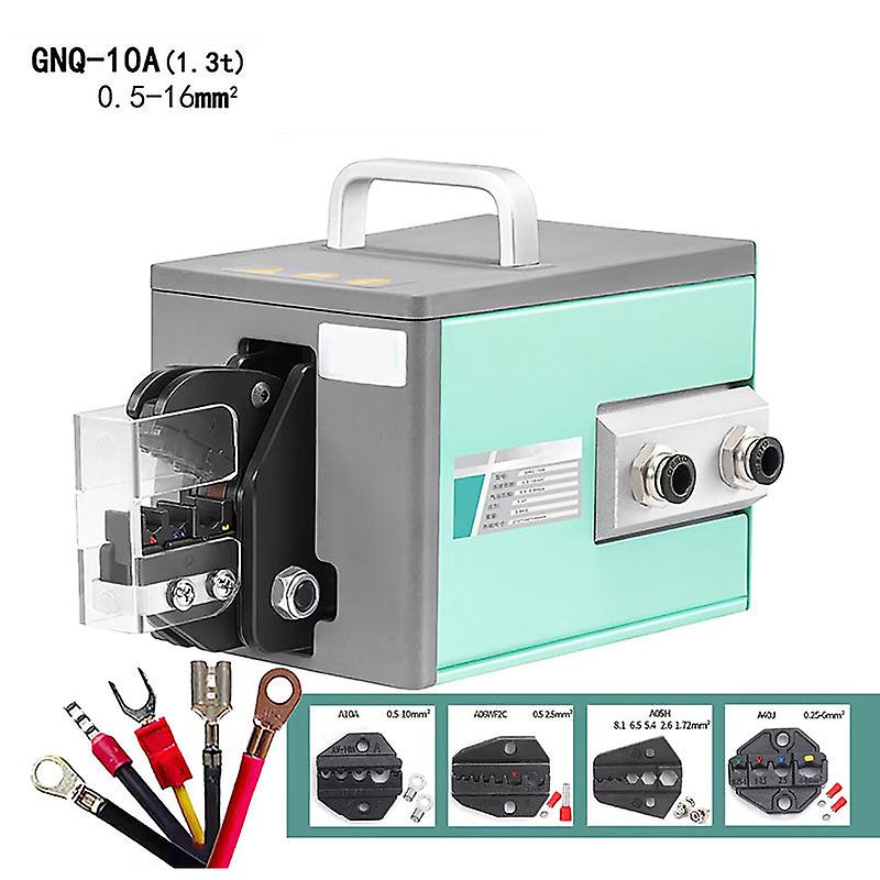 10A Pneumatic Terminal Crimping Machine, Cold Crimping Terminal Copper Nose Tube Terminal Aviation Pin Crimping Pliers Tools