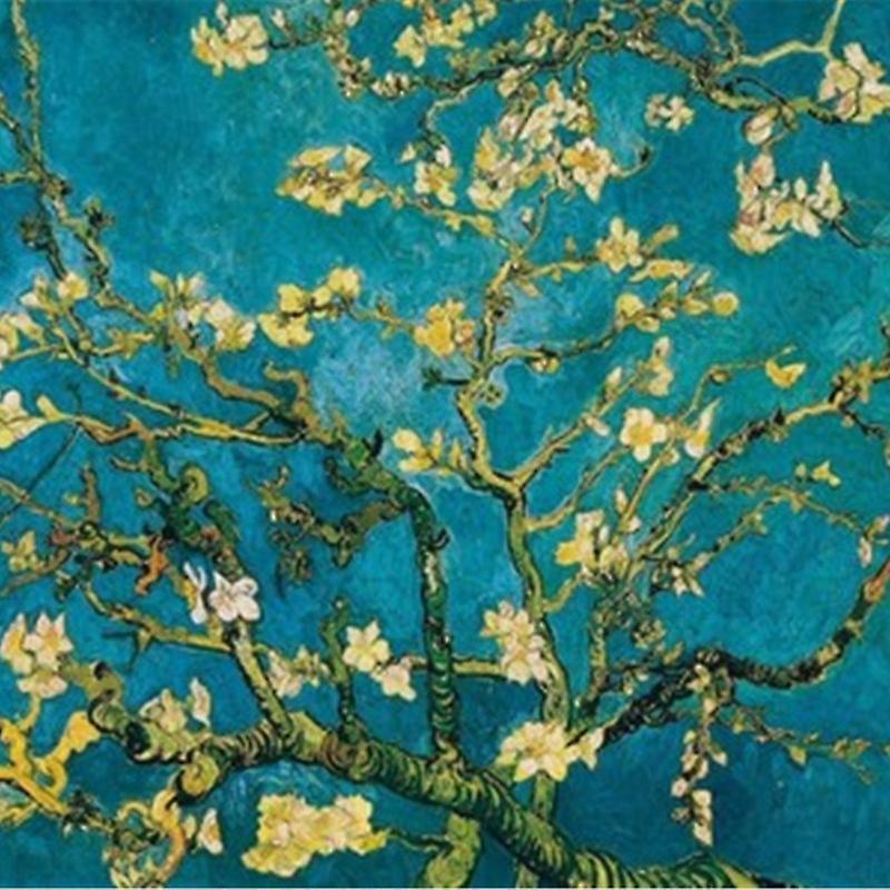 DIY فان جوخ حجر الراين الكامل 5D الماس اللوحة 16 * 12inch / 40 * 30cm Oway الطلاء حسب عدد مجموعات النجوم ليلة الماس اللوحة مجموعات لديكور الجدار المنزل