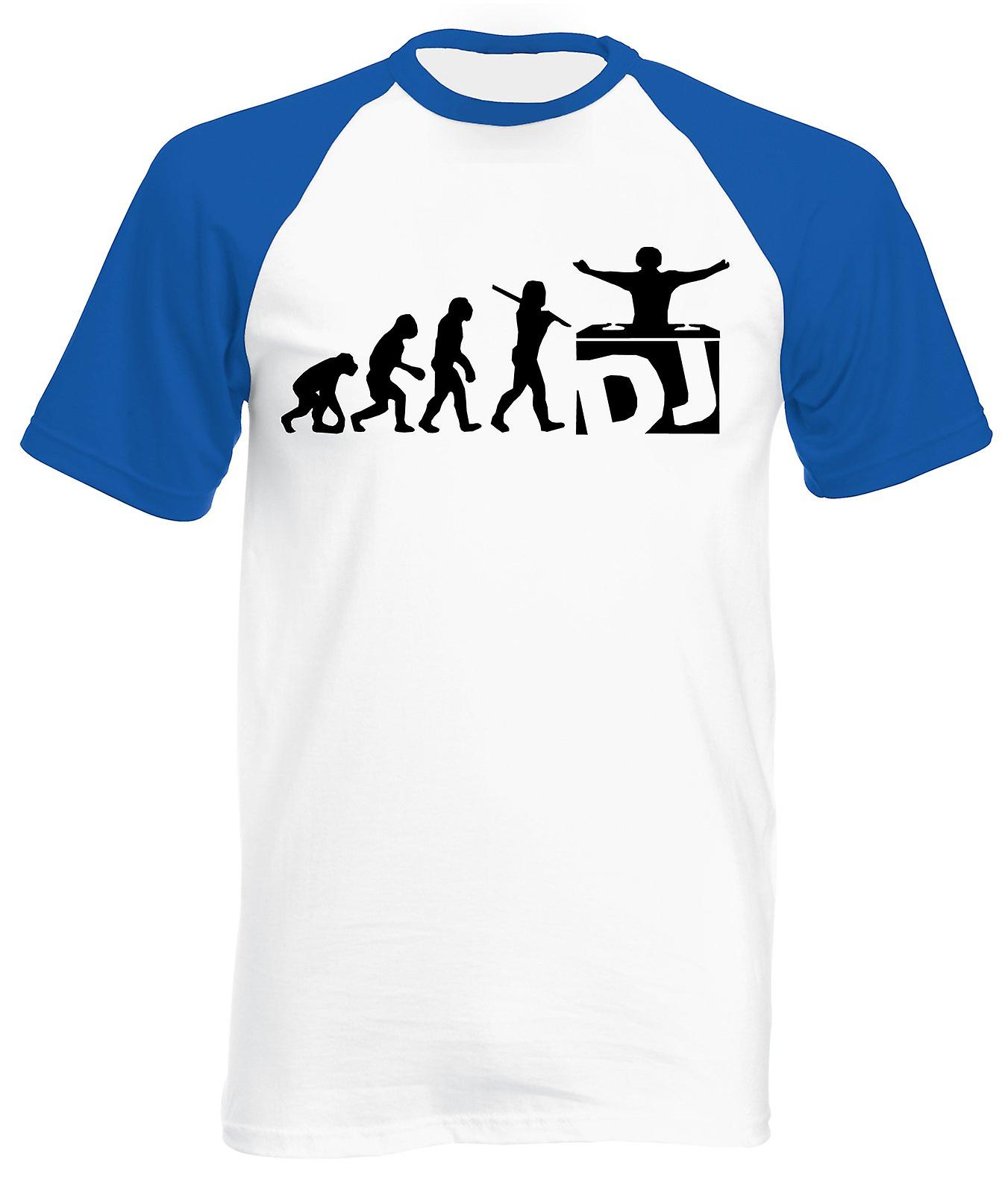 Reality Glitch Dj Evolution Mens Baseball Shirt