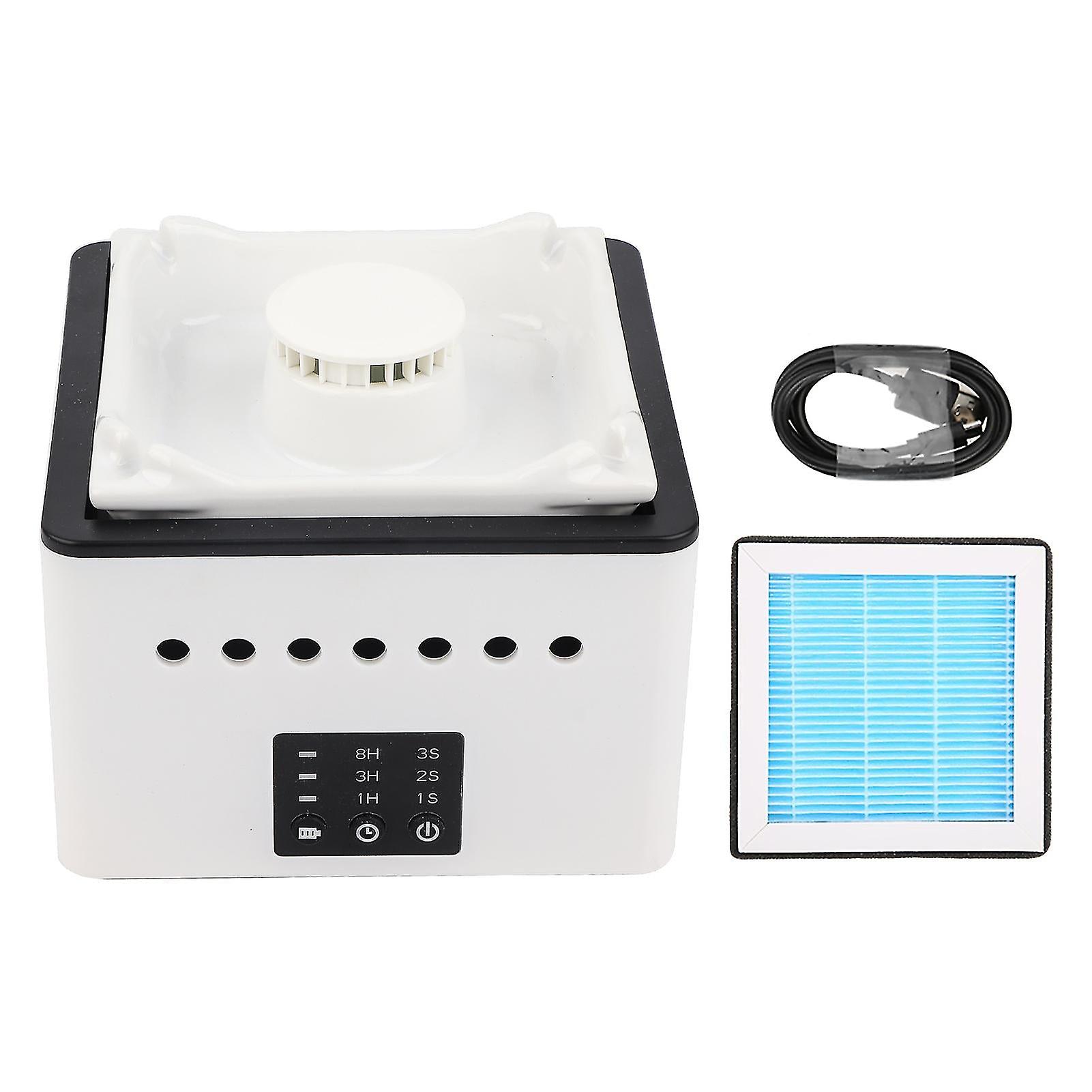 White Multi-functional Air Purifier Ashtray For Pm2.5 Haze Secondhand Smoke Formaldehyde Usb
