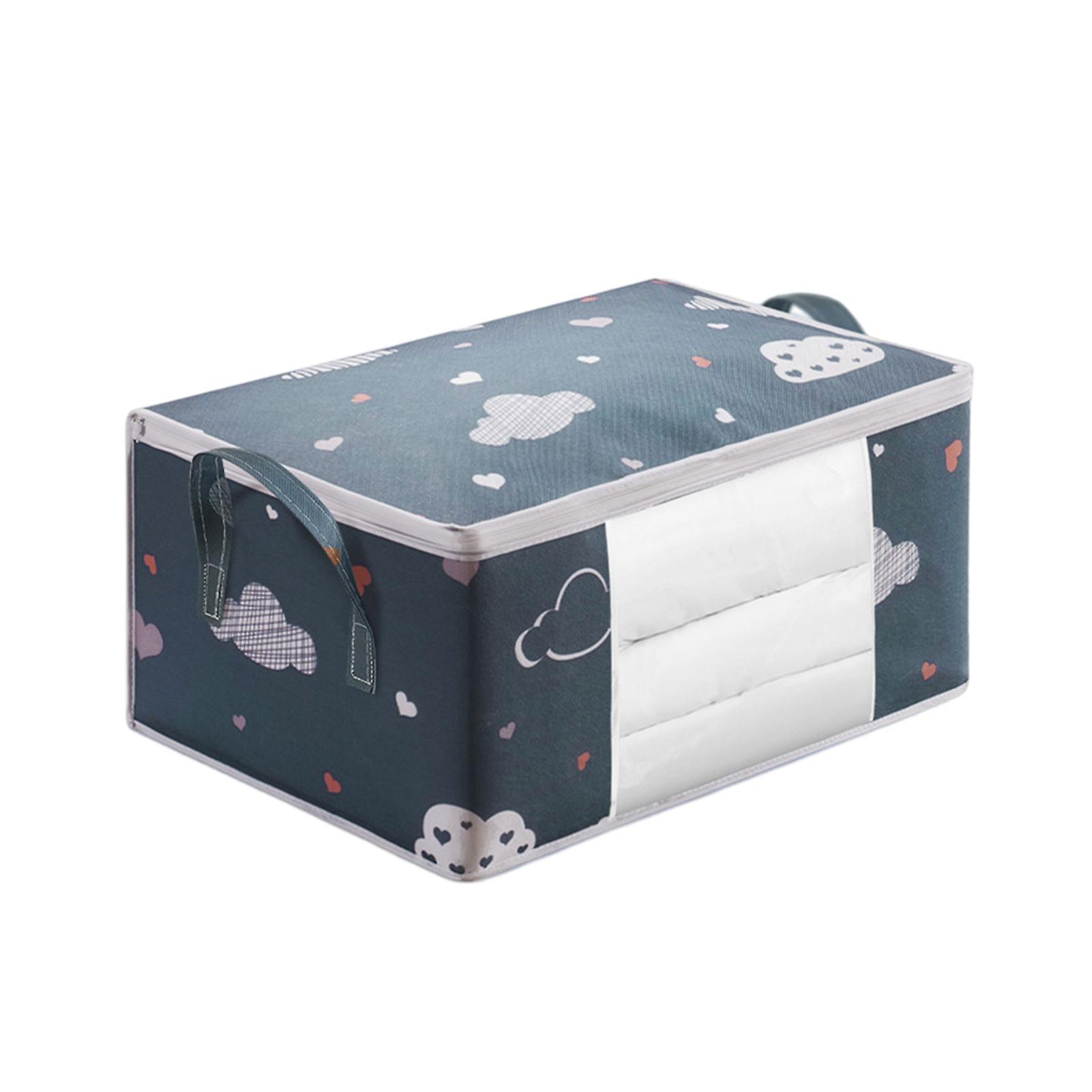 Cloth Quilt Clothes Storage Bag With Handle Dustproof Storage Bag