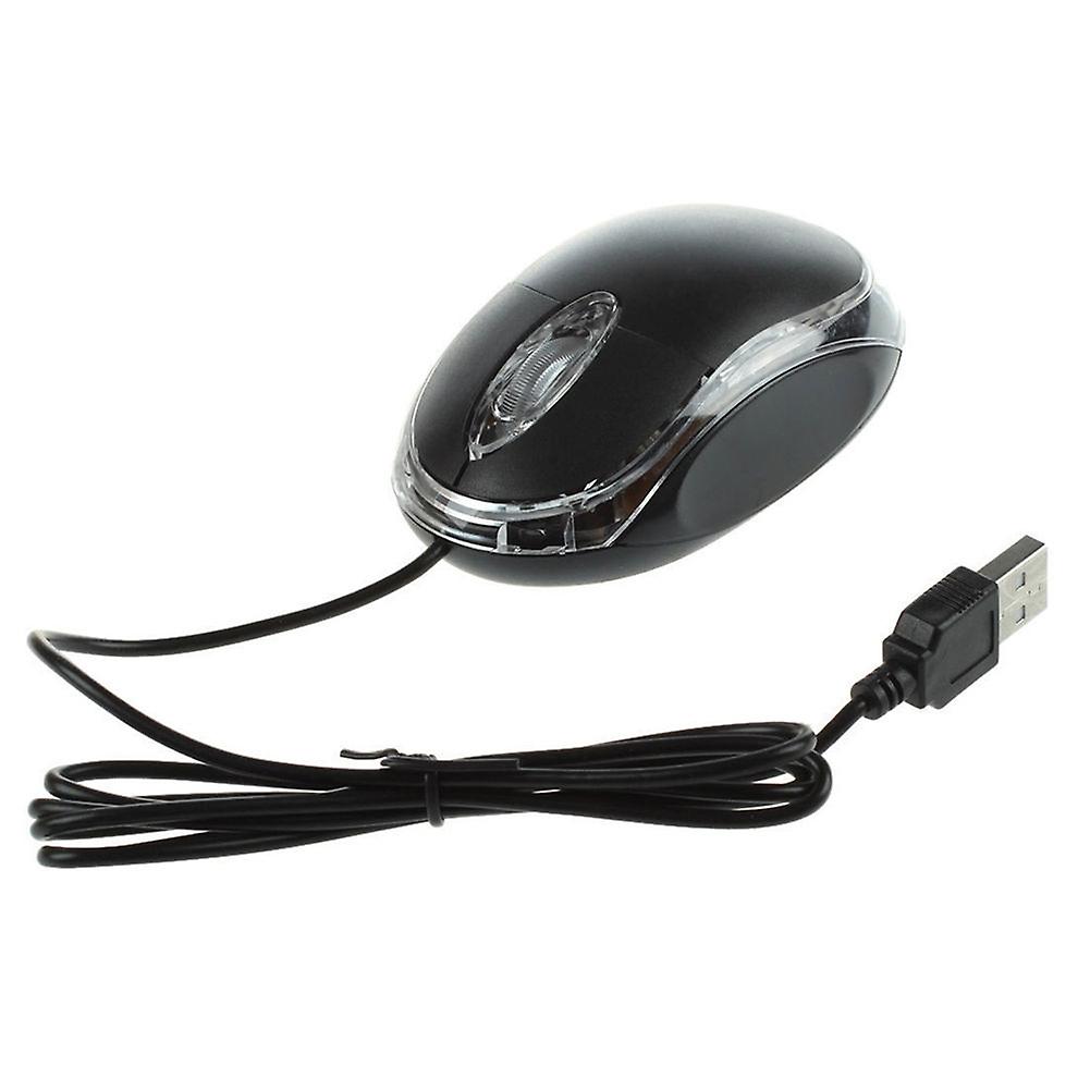 2 x USB Wired Optical Scroll Wheel Mice Mouse for Computer PC Desktop Laptop