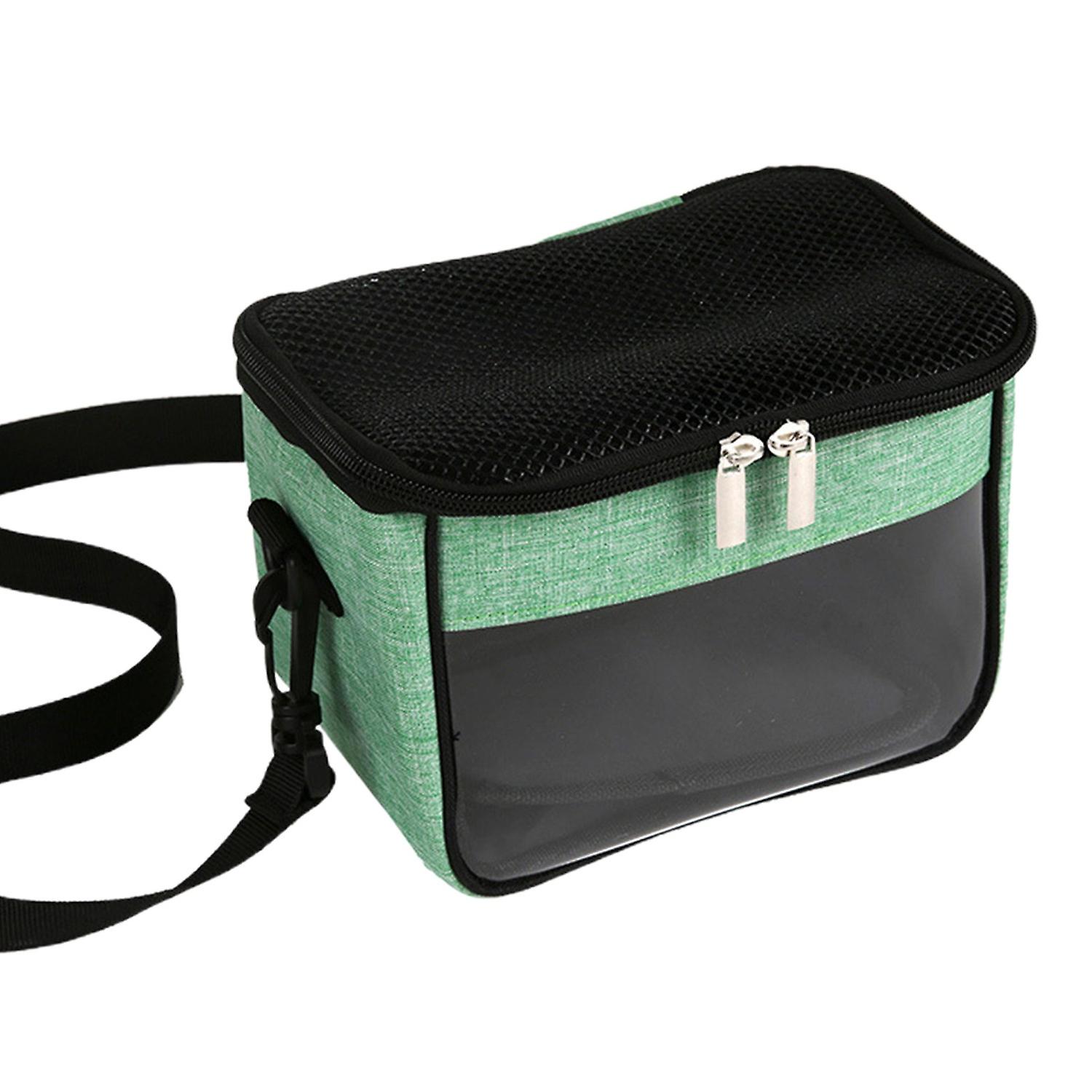 Hamster Carrier Bag with Removable Liner Window Adjustable Strap Hedgehogs Chinchillas Ferrets Small