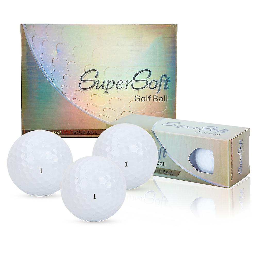 12-Pack of Four-Layer Tournament Golf Practice Balls