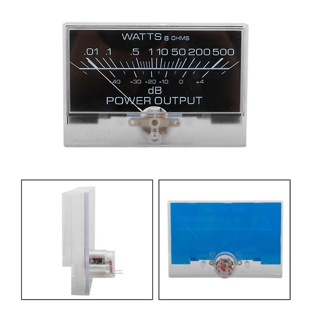 VU Meter Analogico 12-16V - Pannello Audio Con Retroilluminazione Blu, Per Auto E Home Audio - Foto 13