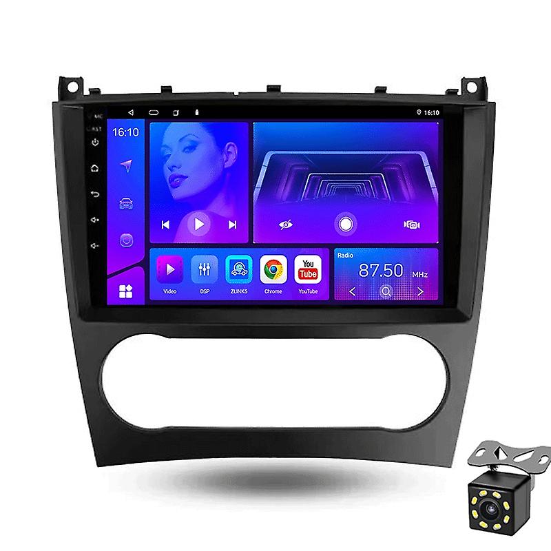 For Mercedes Benz C-Class C Class W203 W209 C180 C200 CL203 C209 A209 2004 - 2011 Android auto radio