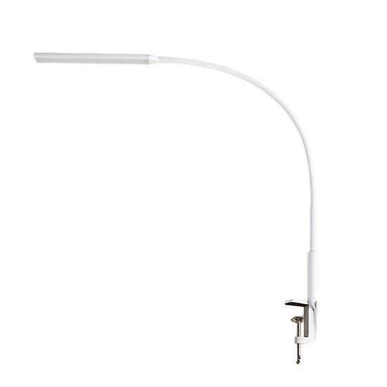 Table Lamp Clamp Mount Gooseneck Warm Light 2900K Practical Adjustable Brightness Desk Light for Home