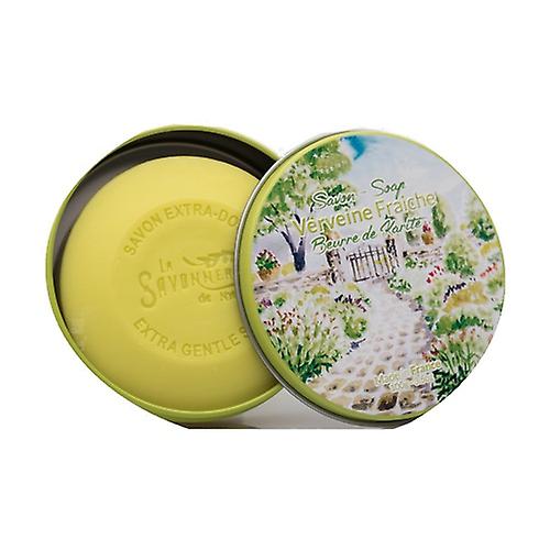 Soap Round metal box Fresh verbena 100 g