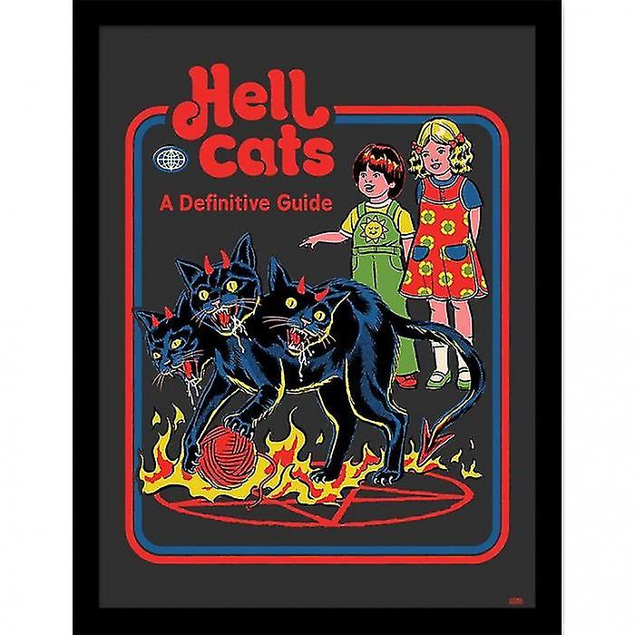 Steven Rhodes Hell Cats Framed Poster